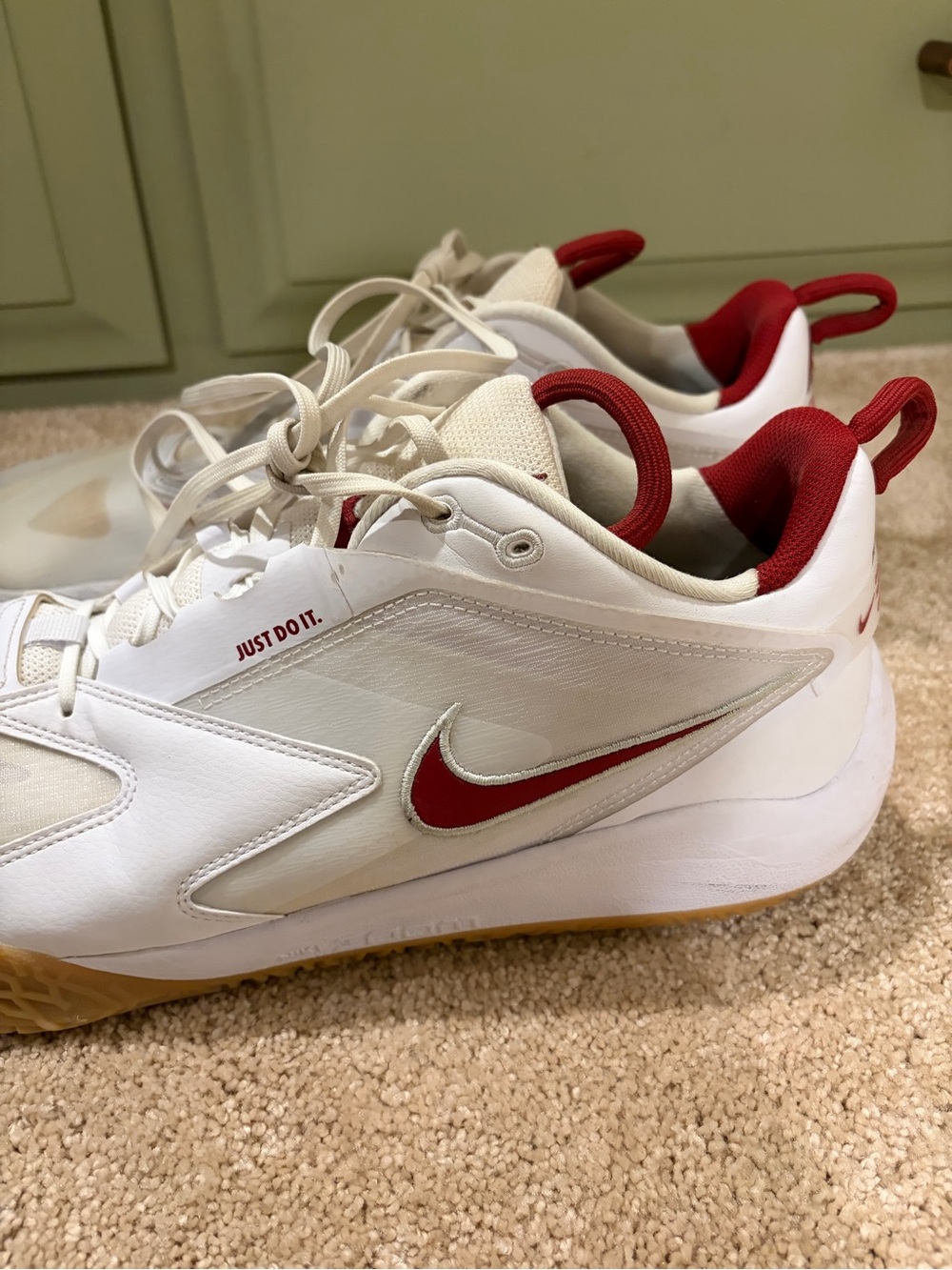 Nike Zoom Hyperace 3-White/Crimson - Picture 2 of 8